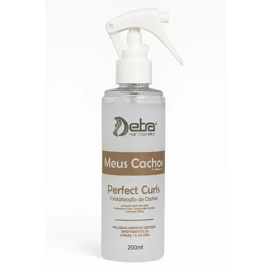 Cristalizador Umidificador Leave-in sem Enxague Meus Cachos Detra Cosmetico 250ml Controla o Frizz