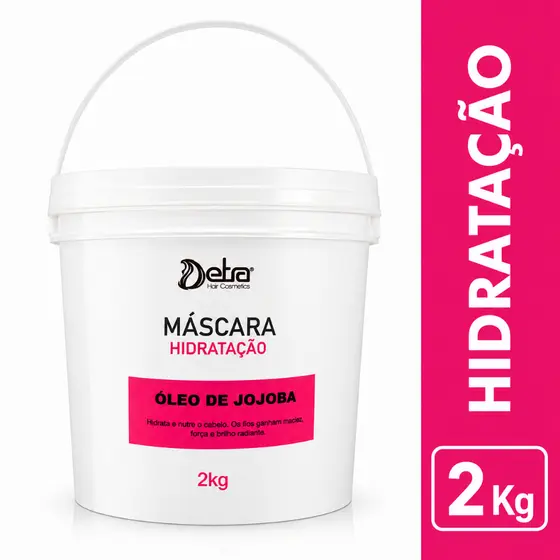 Máscara  òleo de JoJoba  Hidratação Reconstrução Profunda 2 Kilos  Desmaia cabelo Detra cosmetico