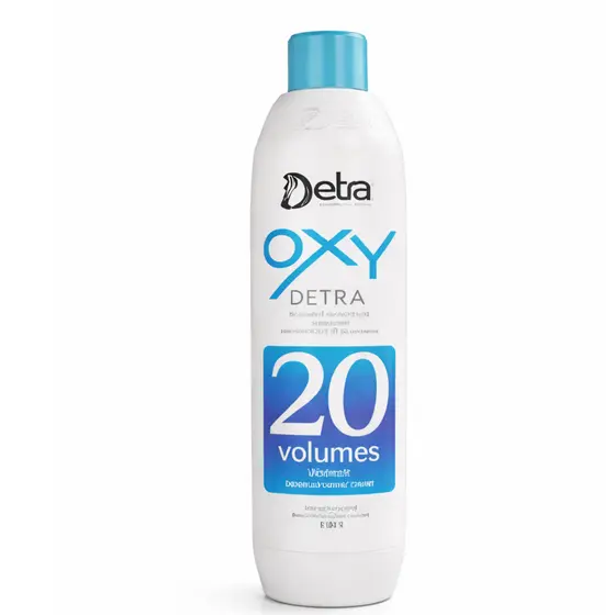 Água Oxigenada 20 Volumes 900ml creme Oxidante Profissional Oxy emulsão revelador Detra cosmeticos