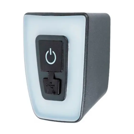 Lanterna Quadrada Traseira USB Para Ciclismo Bicicleta