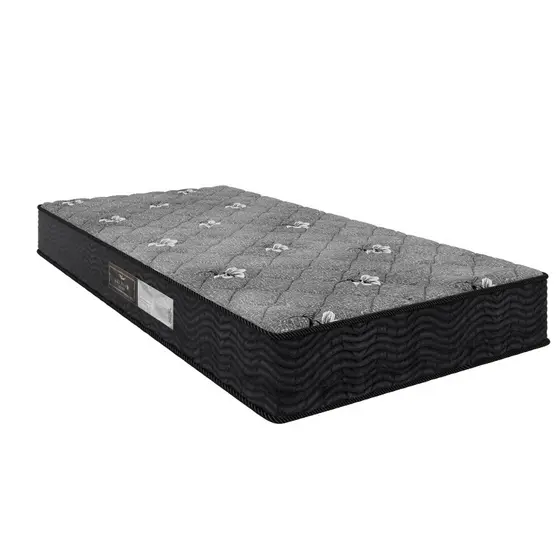 Colchão Mega D33 Perola Solteiro 88cm Bordado Colchão Reforçado