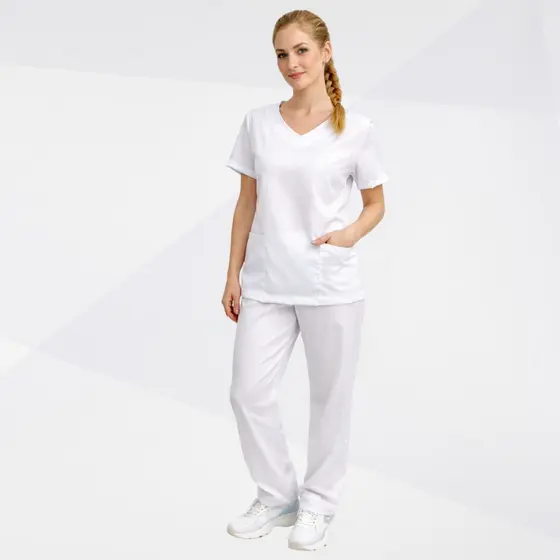 Conjunto Scrub Pijama Cirúrgico Feminino Uniforme Privativo Profissional Oxford