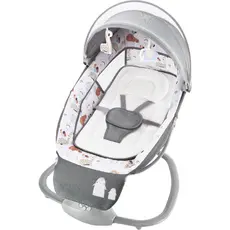 Cadeira de Descanso e Balanço para Bebê Infantil Techno Com Suporte Reclinável para os Pés Elefante/Girafa - Mastela