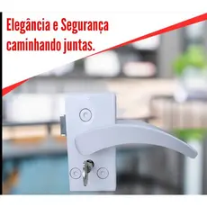 Fechadura 1520 Maçaneta Recorte Pequeno Vidro (4,5x7,5) Mm