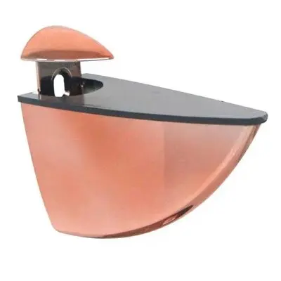 2 unidade Suporte Tucano Pequeno Rose Em Metal Para Prateleira de vidro/mdf...