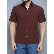 camisa social manga CURTA microfibra com Elastano Slim fit nao massa  passa fácil Tamanho P-G5
