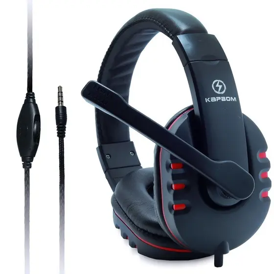 Fone Headset Gamer 7.1 Microfone Controle P2 Profissional Jogo Pc Note Celular Ps4