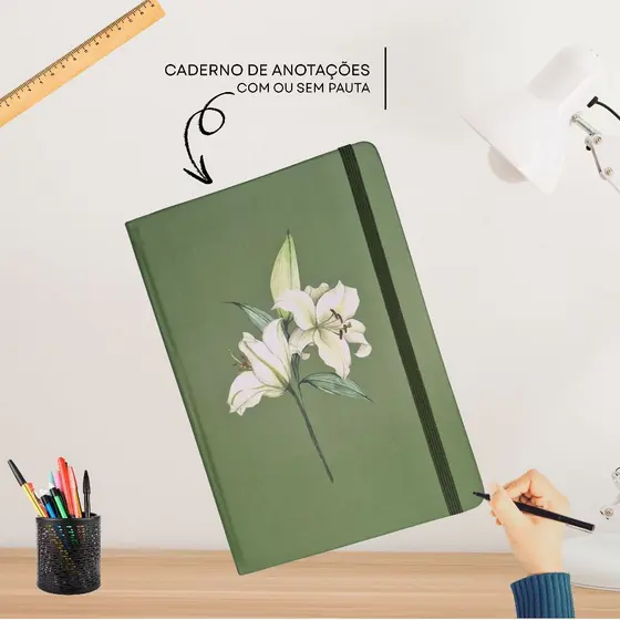 Caderno de anotações temas diversos 14x20 com ou sem pauta