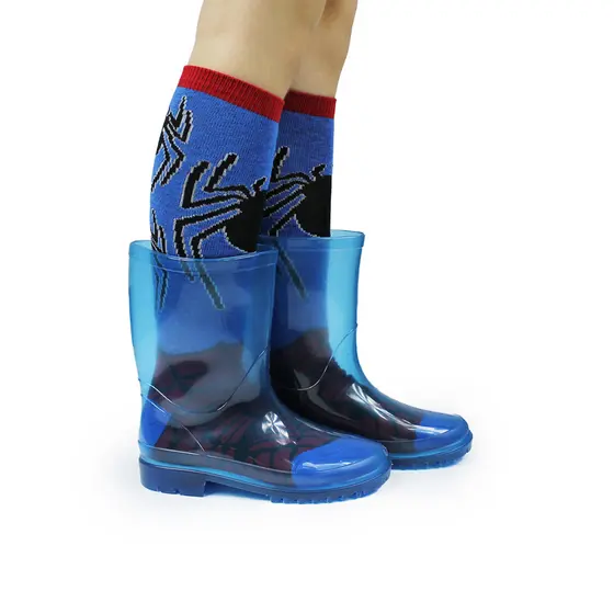 Galocha Masculina Infantil Menino Com Meia Divertida Aranha Camin