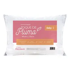 Travesseiro Para Bebê 40cm X 60cm Super Macio Toque De Pluma