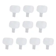 Kit 10 Identificador Plaquinha de Sabor de Encaixe para Caixas de Papelão Balde Sorveteria