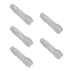 Kit 5 Pegador de Doce e Salgado Branco 13cm - Acompanhamentos Sorveteria Açaíteria