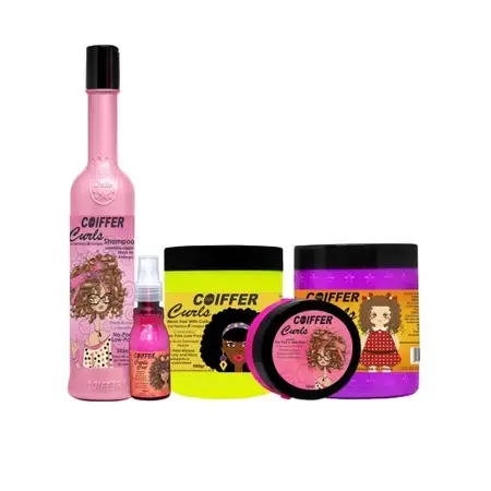 Kit Cliente Curls Coiffer 5 Unidades  Cabelos Crespos, Cacheados e Encaracolados