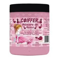 Coiffer Máscara De Rosas Coiffer 500g  Aumenta Diâmetro Fios