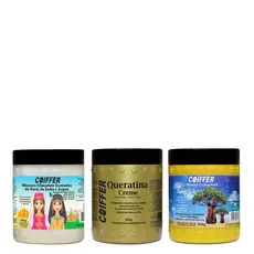 Kit Cronograma Capilar Coiffer Hidrata, Nutre, Reestrutura