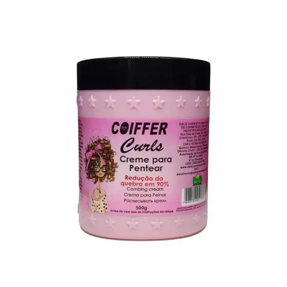 Creme de Pentear curls 500g Coiffer Define Cachos e Desembaraça
