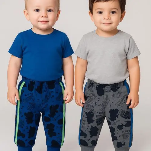 Calça Moletom Bebê Instrumentos Musicais- Zig Zag
