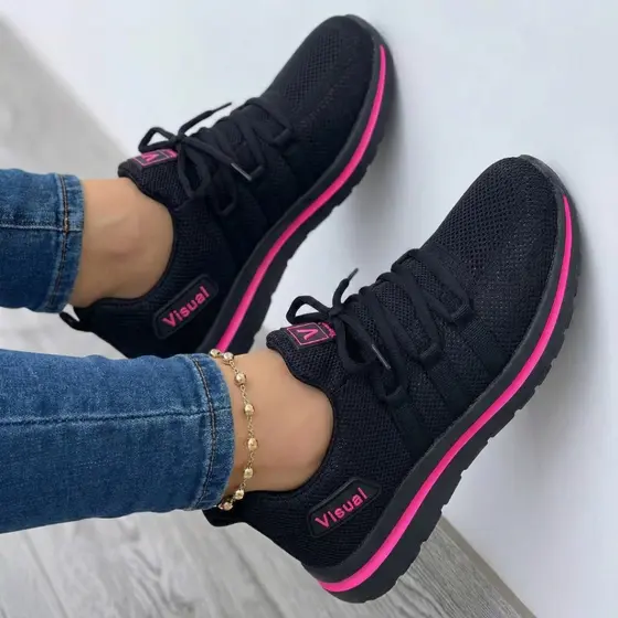 Tênis Feminino Esportivo Academia Caminhada Treino Ultra Confortável Flexível Antiderrapante 34/39