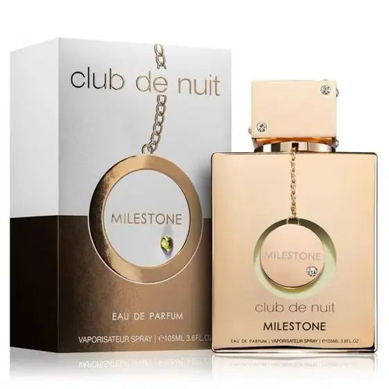 Perfume Armaf Club de Nuit Milestone EDP 105ml Unissex Aroma Amadeirado e Notas Oceânicas
