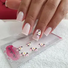 Kit 100 adesivos de unhas para decoração de unha - 10 cartelas