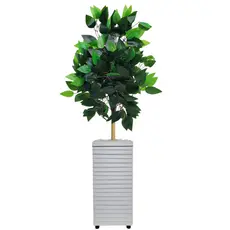 Arranjo Artificial Com Vaso Decoração Casa Enfeite De Sala Planta Para Sala