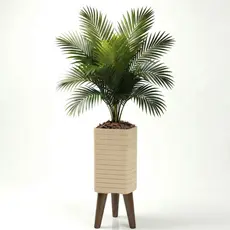 Coqueiro Artificial Decoração 110 Cm Com Vaso Design Moderno Luxo Sala