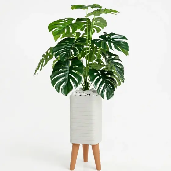 Planta Folhagem Artificial Decoração Vaso  Decorativo Enfeites Grande Sala