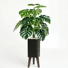Planta Artificial Costela De Adão Vaso Tripé Decorativo Enfeite Casa e Decoração Sala Quarto Escritório