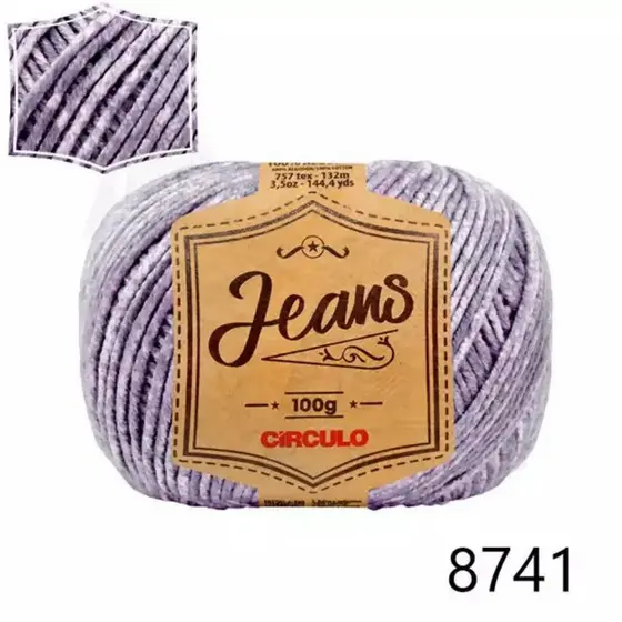 🧶 Fio Jeans Círculo – Efeito Moderno e Estilo Único para Suas Peças 🧶