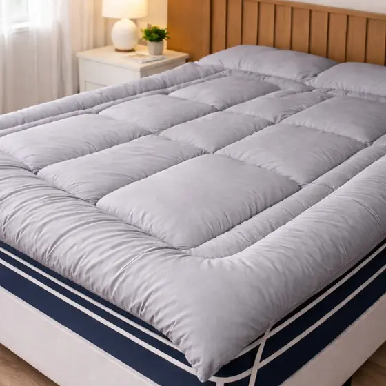 Protetor de Colchão Pillow Top Casal - Queen Premium – Micro Percal 400 Fios, Conforto Superior e Ajuste Perfeito/2