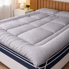 Protetor de Colchão Pillow Top Casal - Queen Premium – Micro Percal 400 Fios, Conforto Superior e Ajuste Perfeito/2