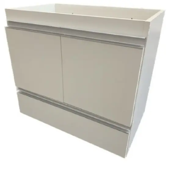 Gabinete de Banheiro Armário em MDF 50cm com Gaveta Envio Montado