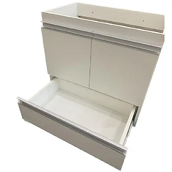Gabinete Armário Para  Banheiro 70cm Lavanderia Móveis Em Mdf Branco Preto ou cinza com Gaveta e 2 Portas Envio Montado