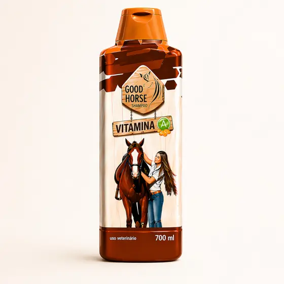 Shampoo Good Horse 700ml com Vitamina A