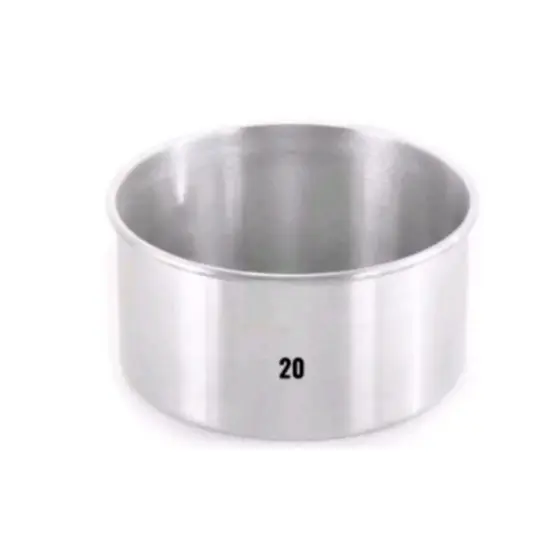 forma p/ bolo em alumínio 20 cm largura X 10 cm altura