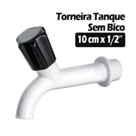 torneira plástica p/ tanque 1/2