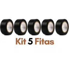 fita isolante anti chama 5 mts Kit c/ 5 unidades