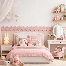 Rodameio Bolinhas Infantil Autocolante 3D