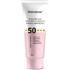 Protetor Solar Facial FPS 50 Hidrabene TEXTURA ULTRALEVE 50g