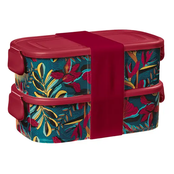 Marmita Dupla Com Cinta 600ml Avon / Marmita 1L avon coleção 2025 - escolha a estampa
