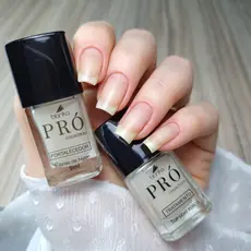 Kit Blindagem de Unhas Blanka : Fibras de Nylon  + Nivelador Fosco esmalte tratamento