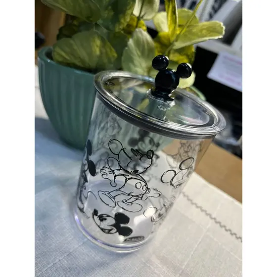 Porta Mantimentos Hermético Mickey Mouse Plasútil | Pote com Vedação em Borracha Unitário