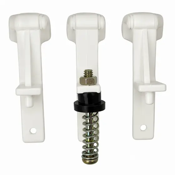 Garras de Fixação para Ventilador de Teto e Plafon– Kit 3 Peças Brancas Tron Fixação Segura