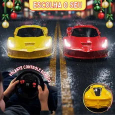 Carrinho de Controle Remoto Volante Spider 4 Canais Brinquedo Infantil