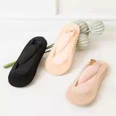 Meia Sapatilha Invisivel Com Silicone Feminina