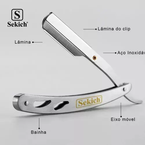 Navalhete Metal Sekich C/ 5 Laminas Sekich