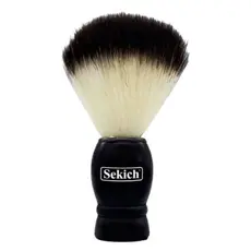 Pincel Para Barbear Pelo Claro/escuro - Linha Gold Cor Branco ref. 739K