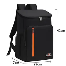 Mochila Térmica Cooler Capacidade 18L Impermeável Portátil Piquenique Quente Frio