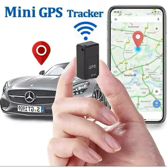 Rastreador GPS GF-07 Veicular Mini Smart Magnético Microfone Gravador Aplicativo Utiliza Chip de Celular