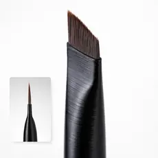 Pincel de Maquiagem Super Fino para Sobrancelhas, Chanfrado de Precisão para Delineador, Sombra e Olhos